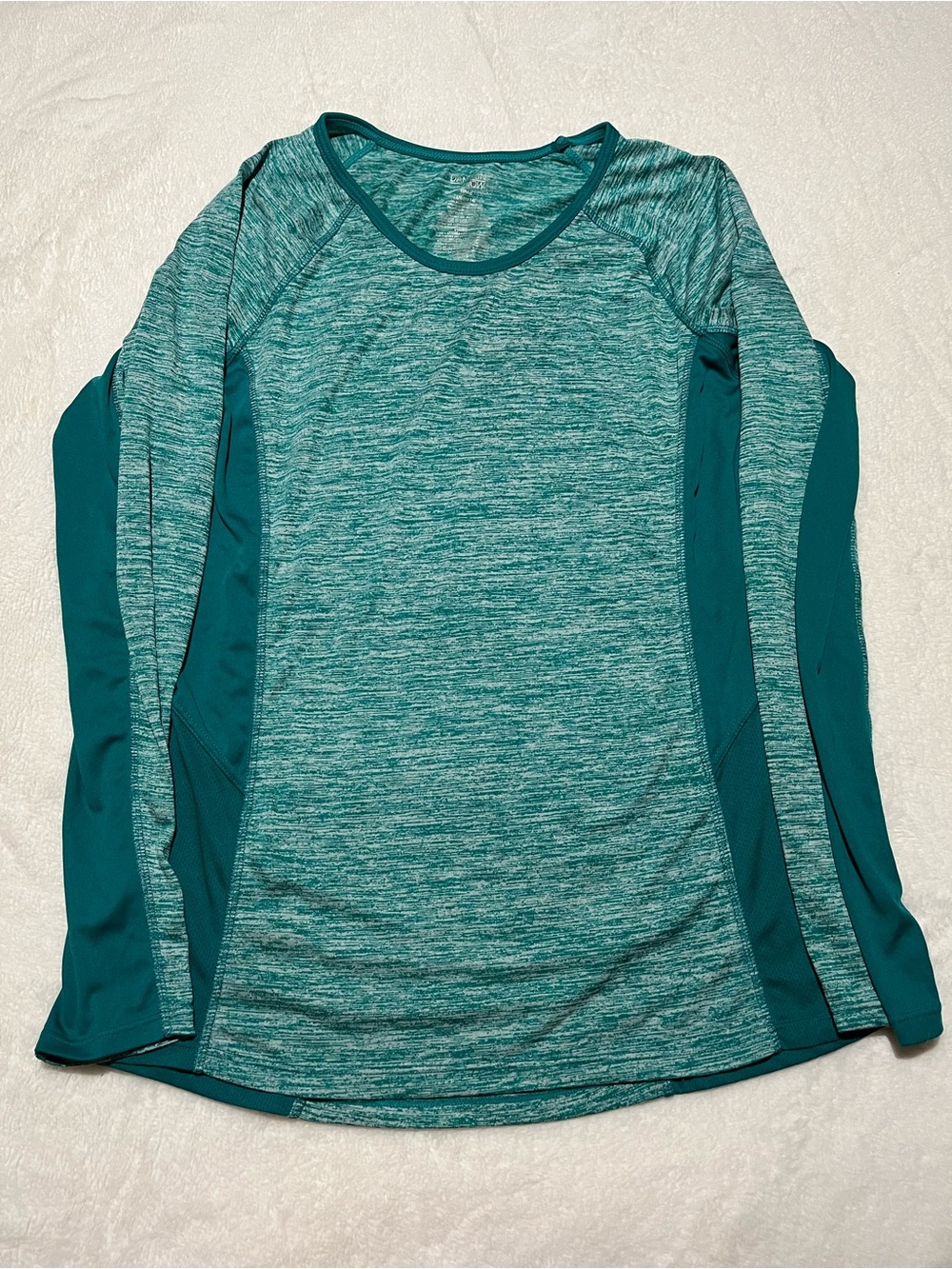Danskin Now Women’s Long-Sleeve Performance Tee - Teal